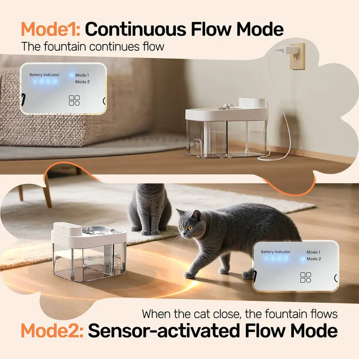 LumiPaw Smart Wireless Cat Water Fountain