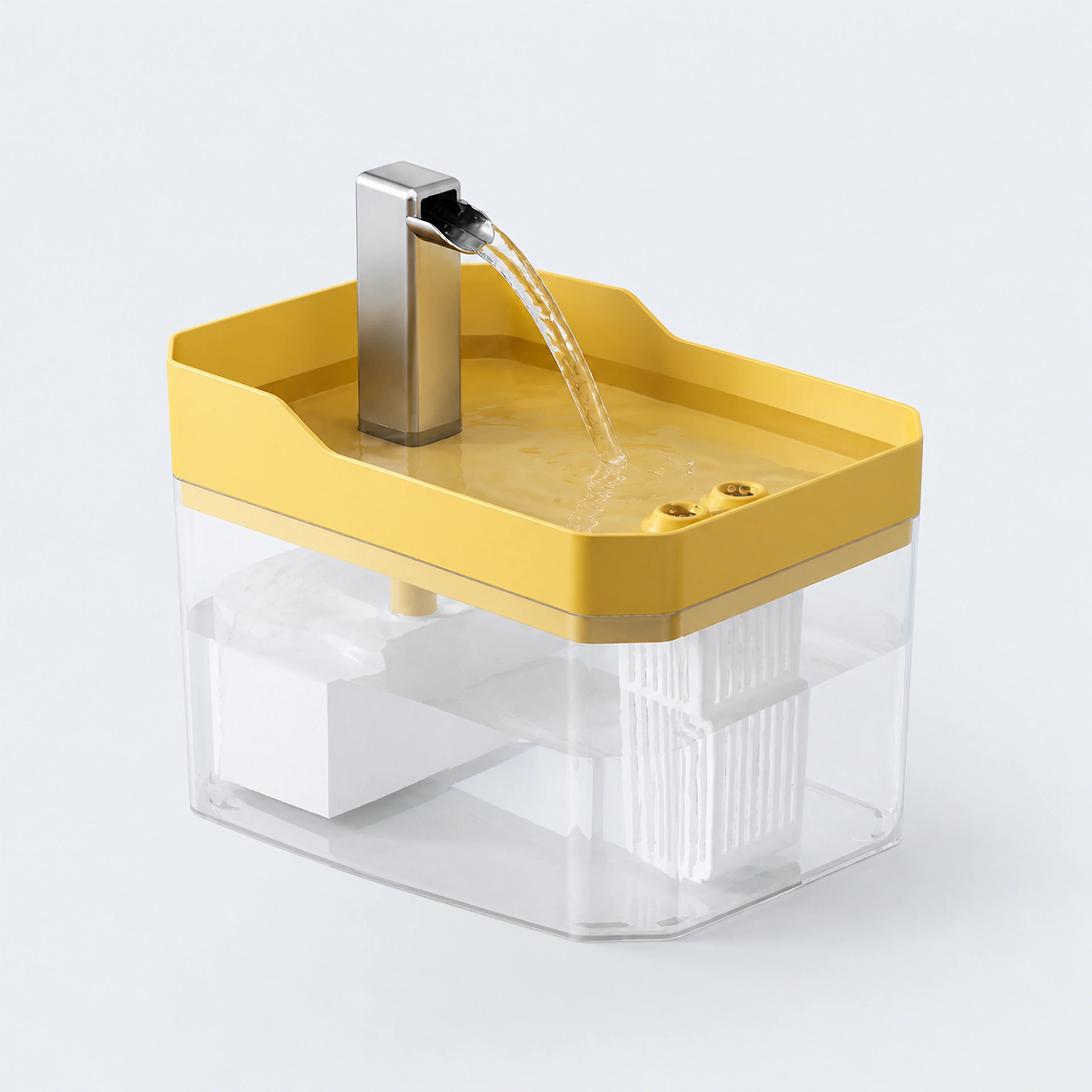 1.5 L Cat Water Fountain with Visible Reservoir – 3 Colors