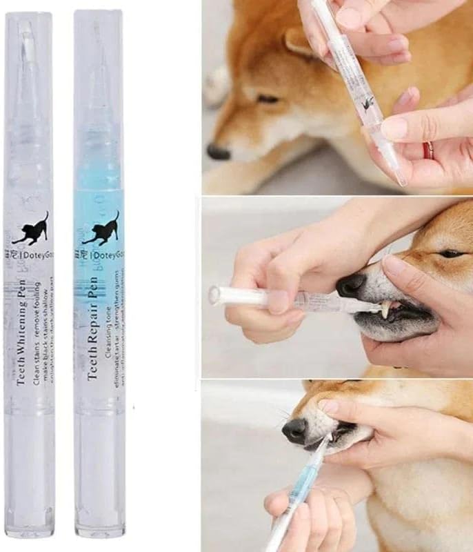 Pet Tooth Surface-Cleaning Pen – 1 or 2 Pack