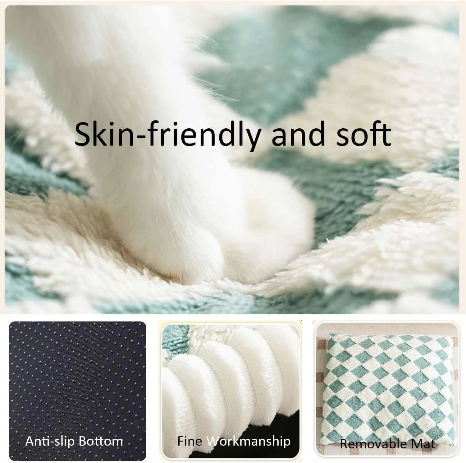 Cozy Foldable Pet House Bed for Dogs & Cats