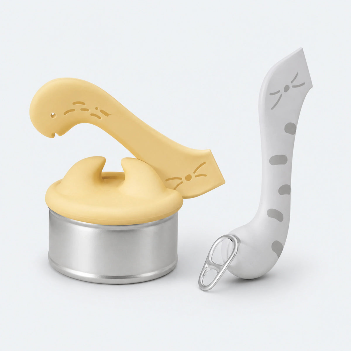 3-in-1 Pet Food Can Lid, Opener & Spoon