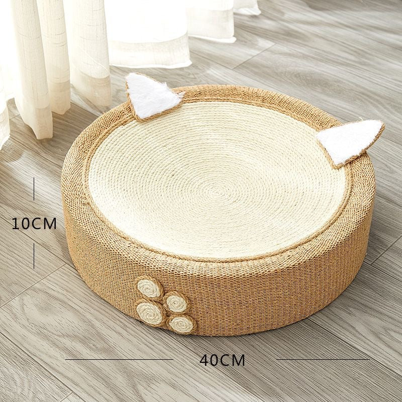 Large Oval Woven Cat Scratcher Bed – 21 Styles