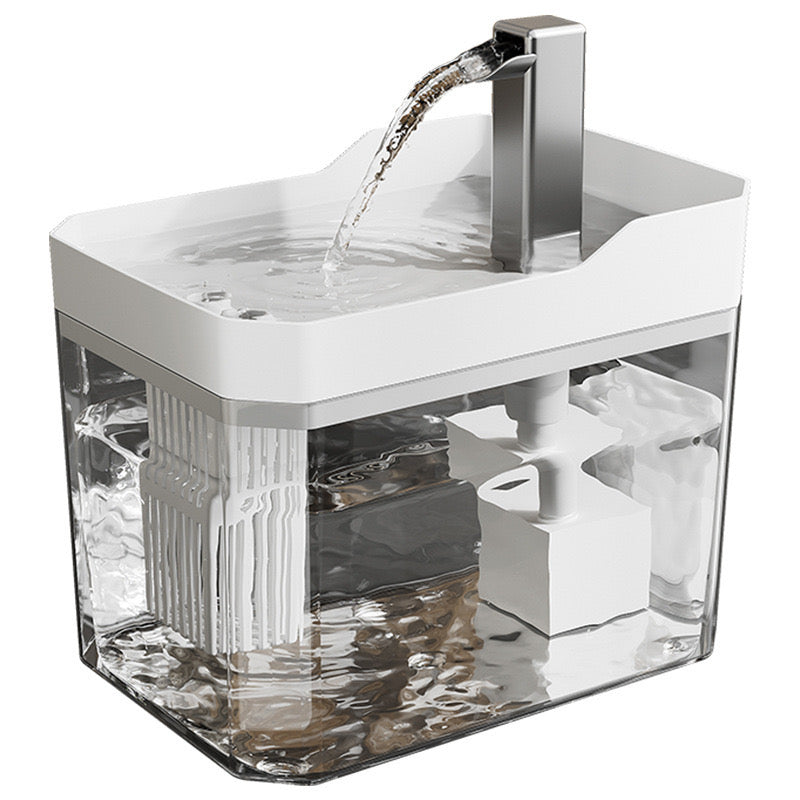 1.5 L Cat Water Fountain with Visible Reservoir – 3 Colors