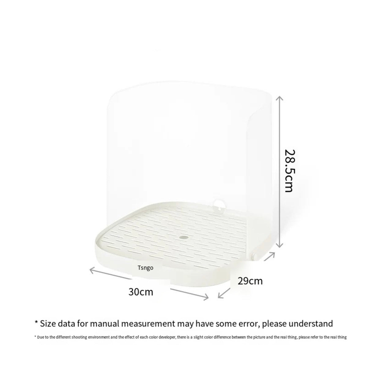Splash-Guard Pet Feeding Station with Raised Bowl – 3 Colors