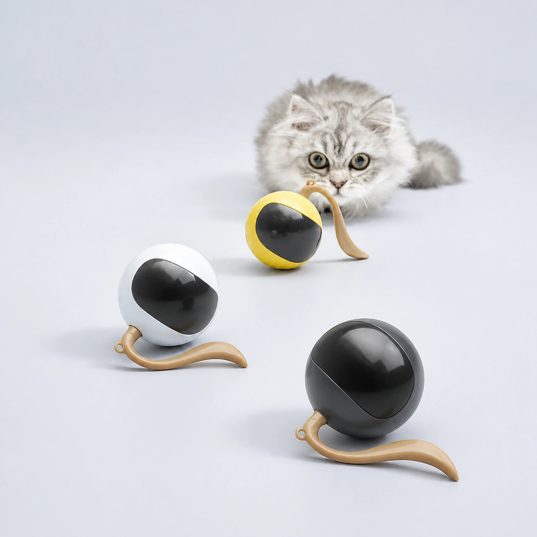 360° Self-Rolling Interactive Cat Ball