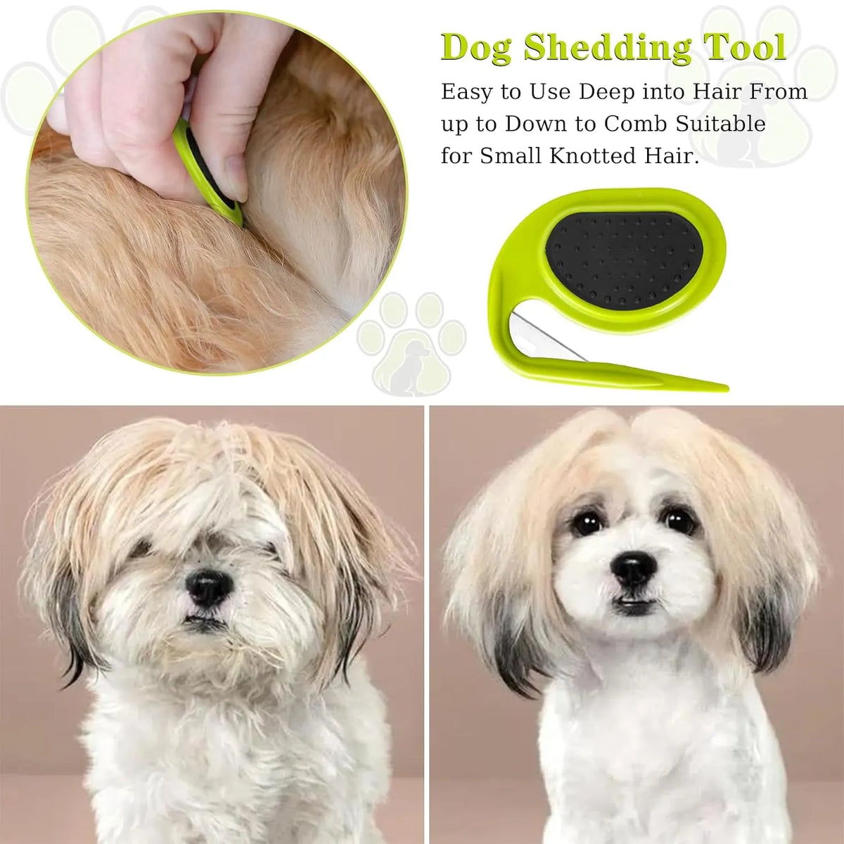 Concealed-Blade Pet Dematting and Knot Cutter – 4 Styles