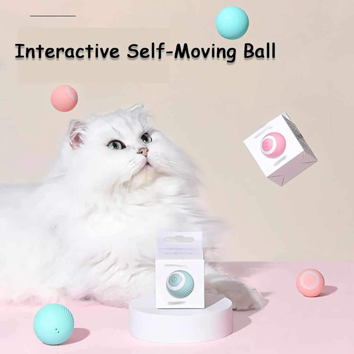 Rotating Smart Ball Cat Toy