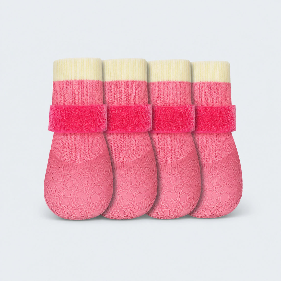 4-Piece Waterproof Anti-Slip Dog Booties & Paw Protectors
