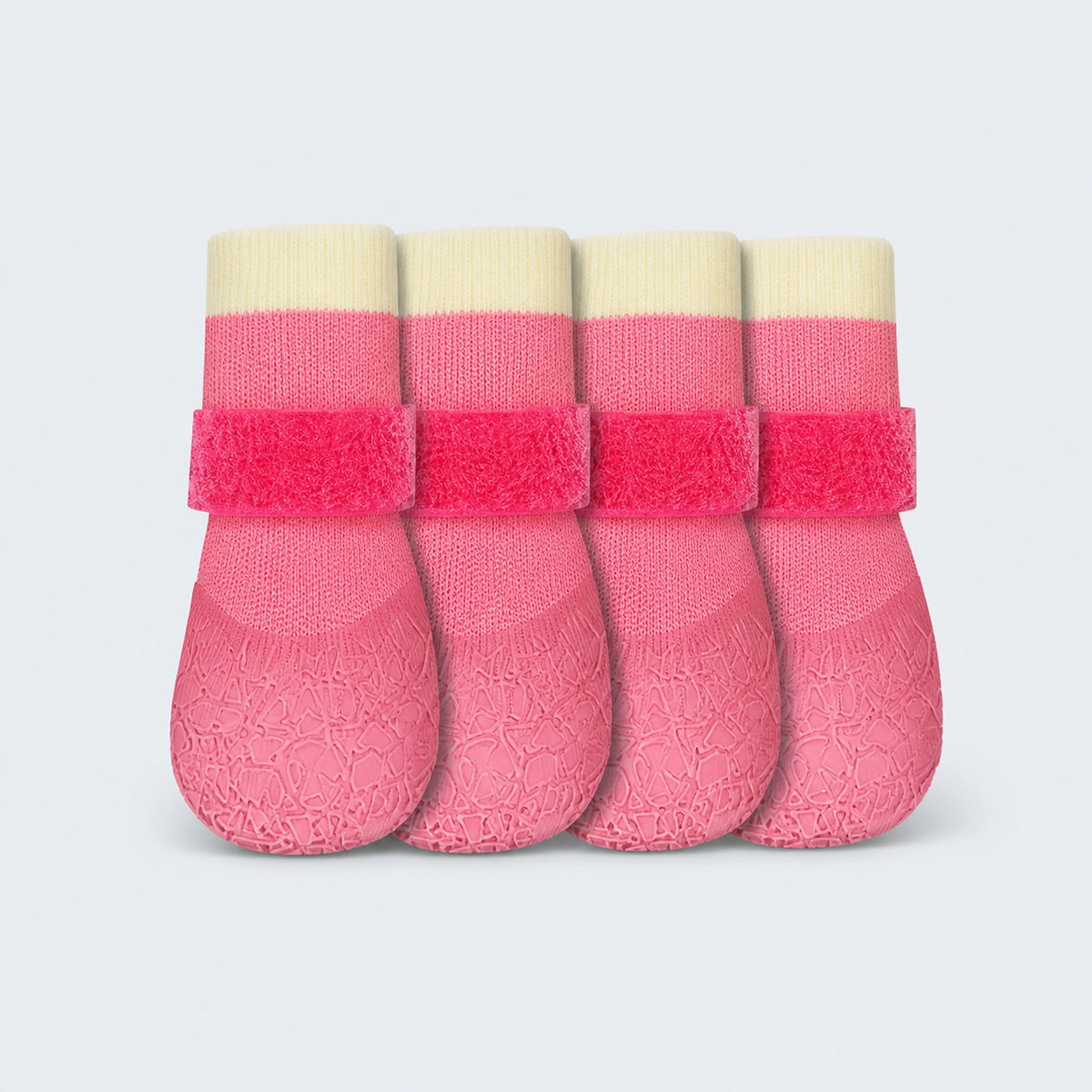 4-Piece Waterproof Anti-Slip Dog Booties & Paw Protectors
