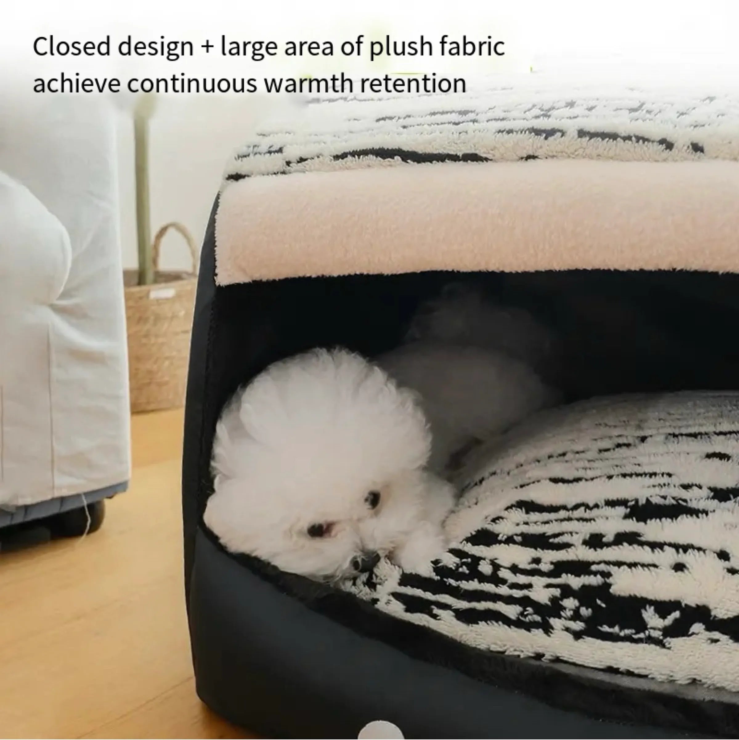 Cozy Foldable Pet House Bed for Dogs & Cats