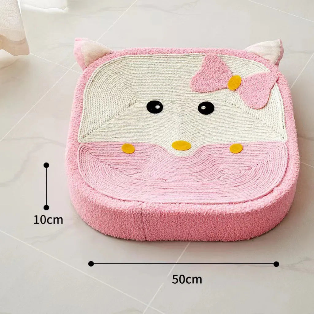 Large Oval Woven Cat Scratcher Bed – 21 Styles