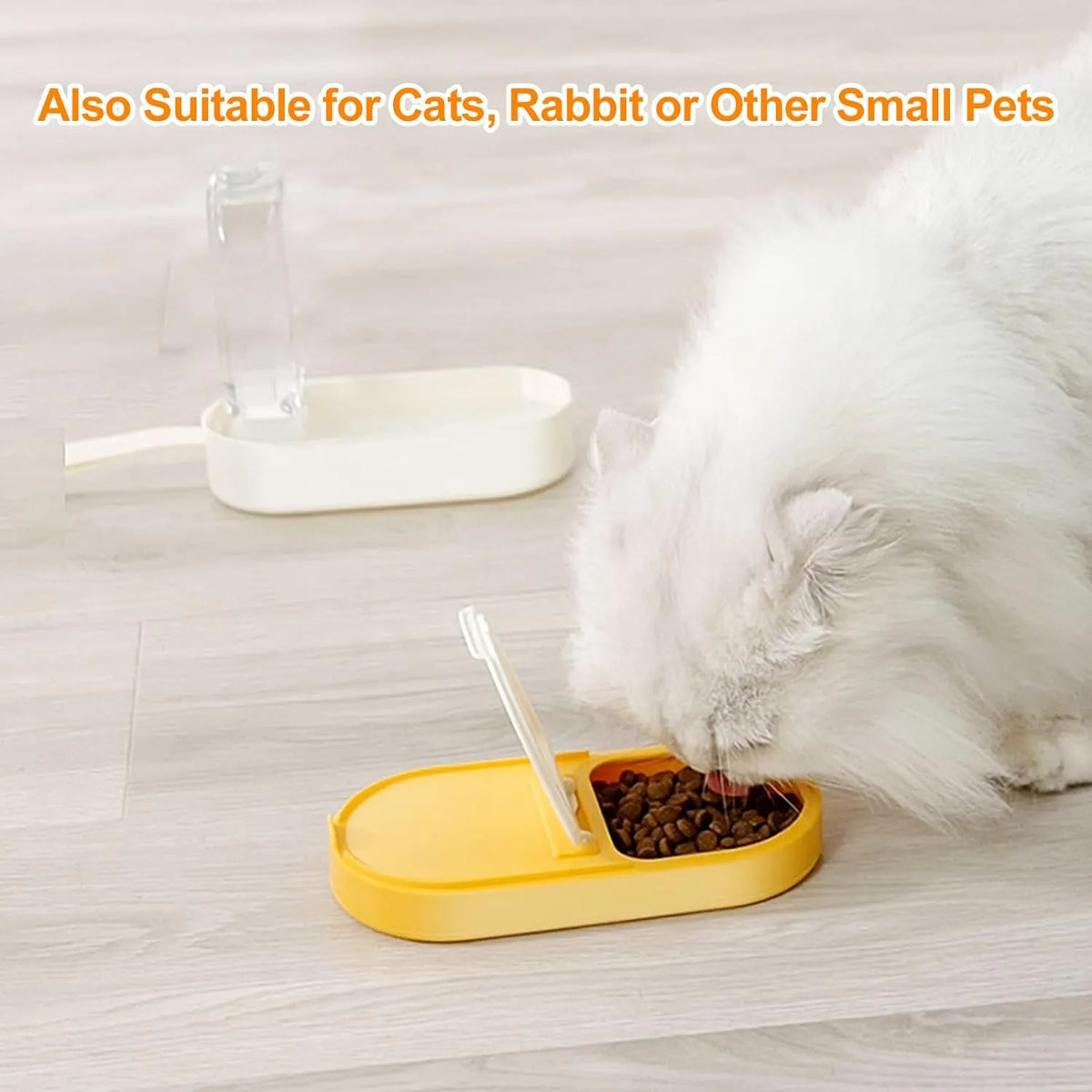 Portable 2-in-1 Pet Water Bottle & Food Bowl