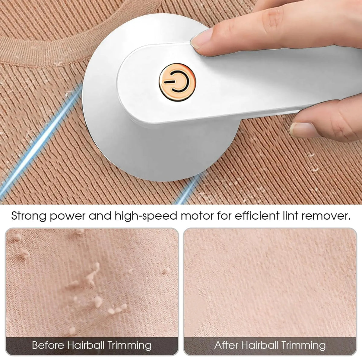 Rechargeable Fabric Shaver and Lint Remover – 3 Colors