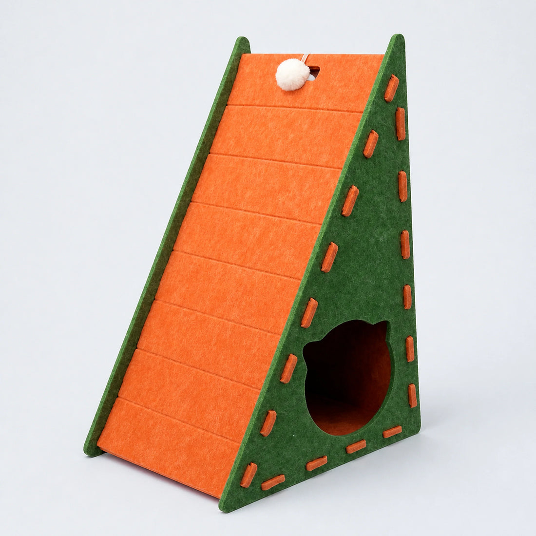 A-Frame Cat Scratcher House with Ramp – Multiple Styles