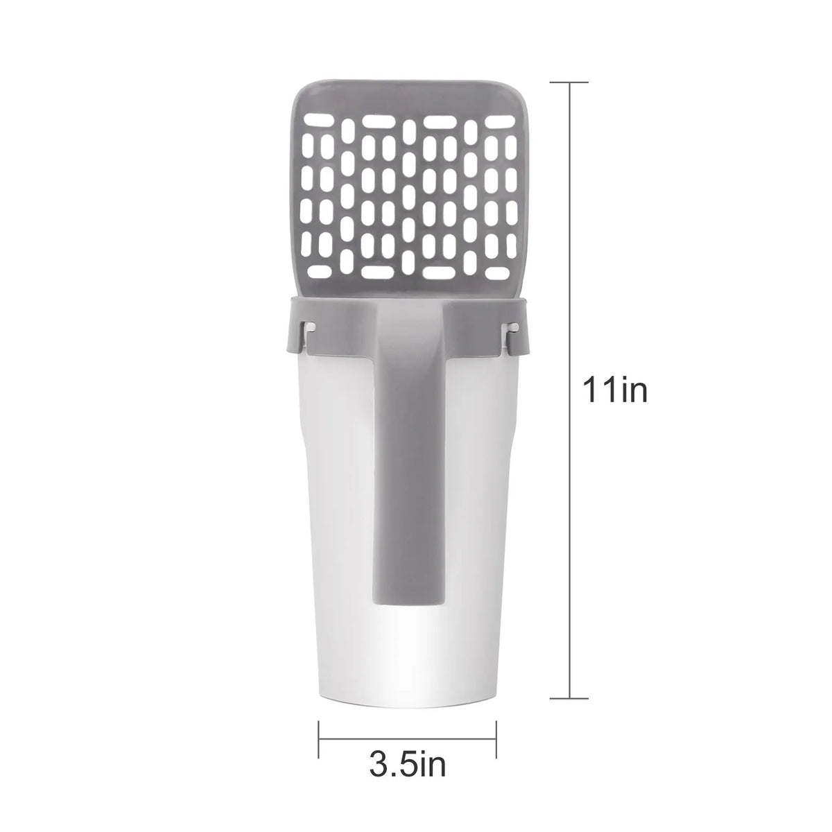 Cat Litter Scooper System with Optional Waste Bags