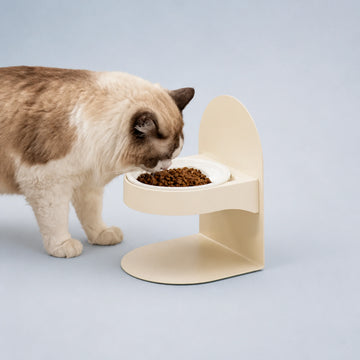 Adjustable Elevated Ceramic Cat Bowl