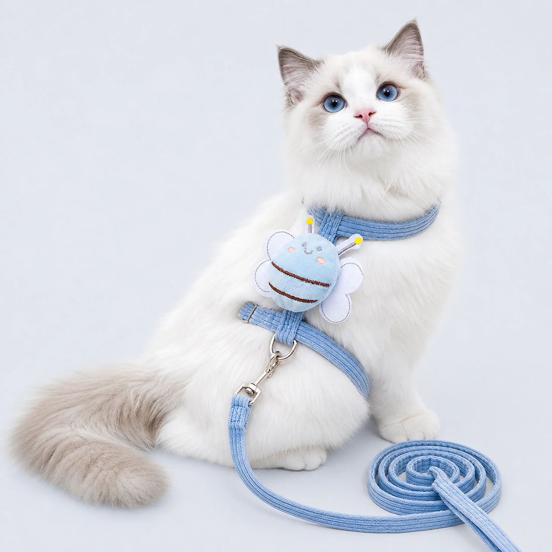 Adjustable Escape-Resistant Cat Harness & Leash Set