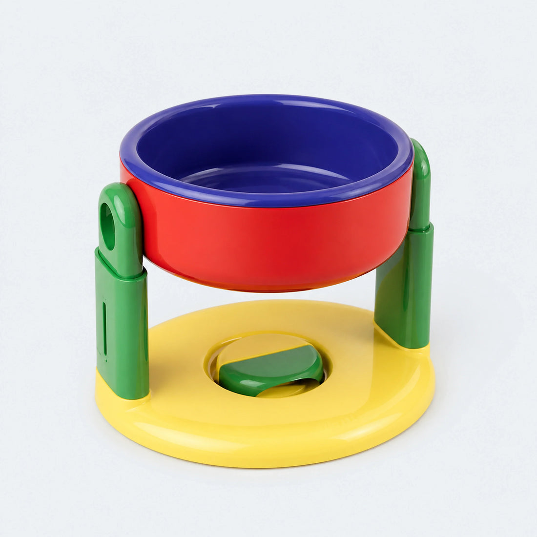 Adjustable-Height Cat Bowl in Red or Pink