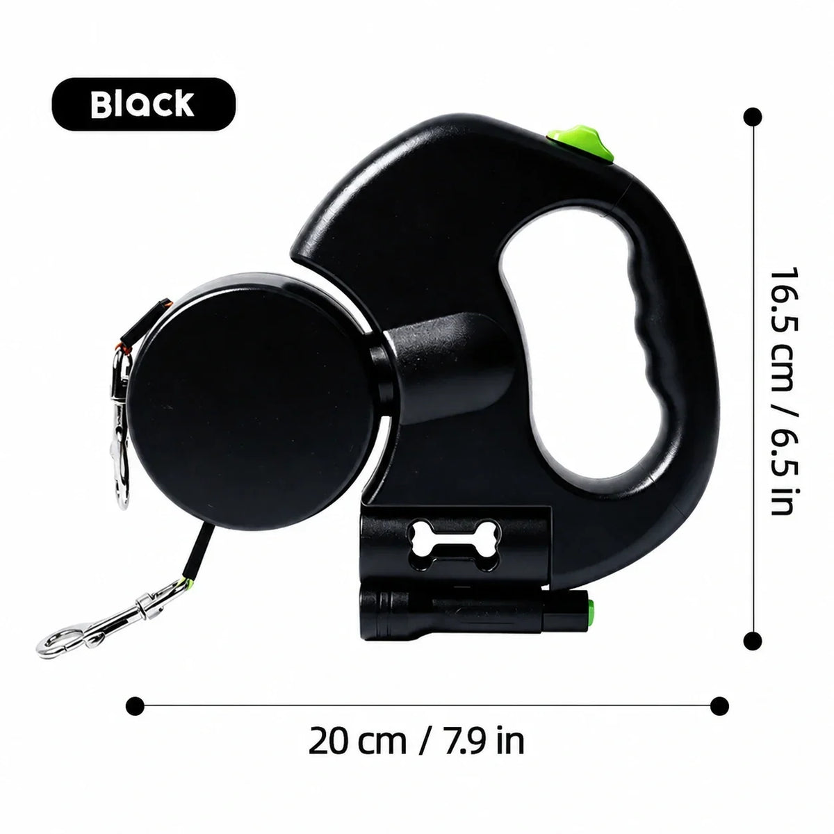 LumiPaw 2-in-1 Retractable Pet Leash