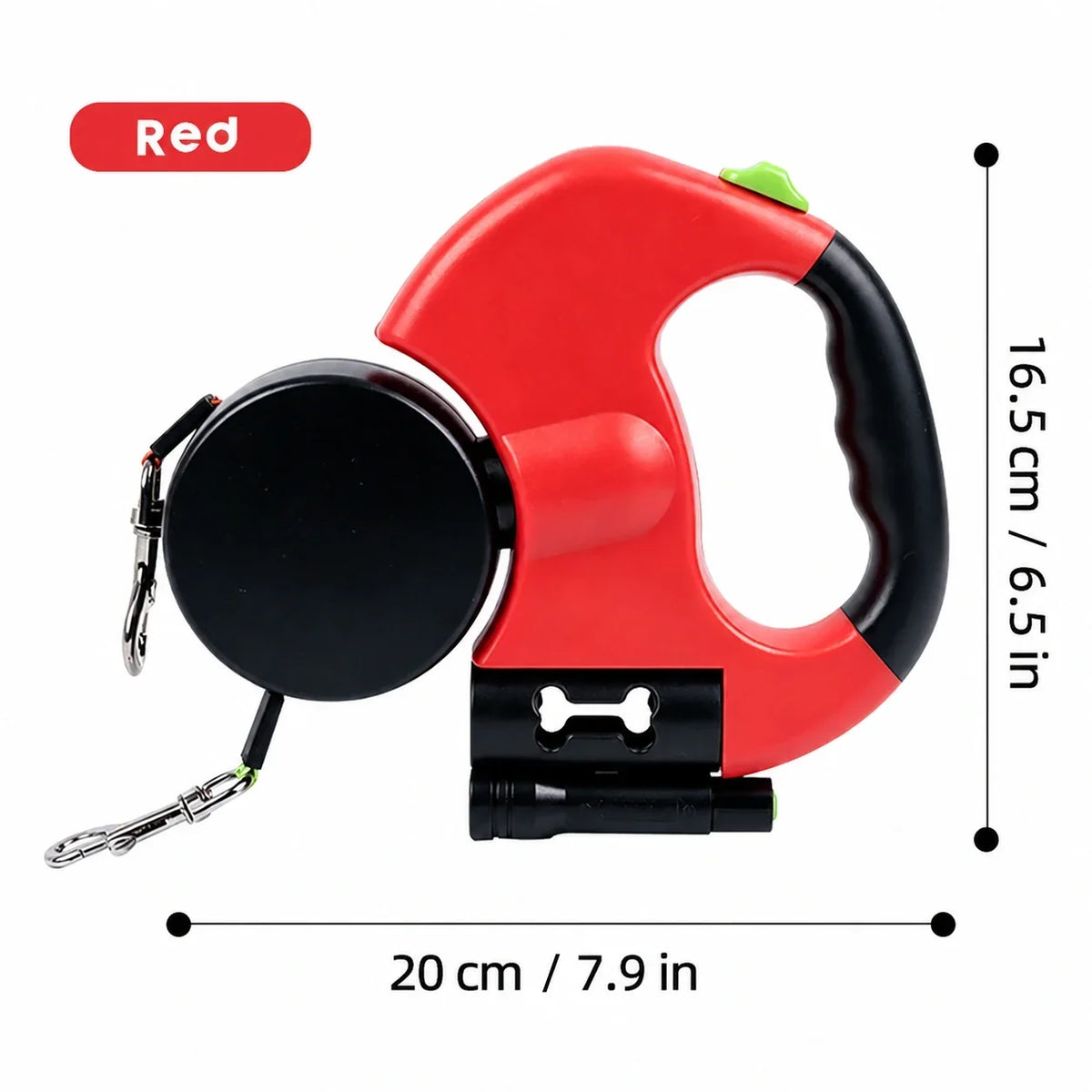 LumiPaw 2-in-1 Retractable Pet Leash