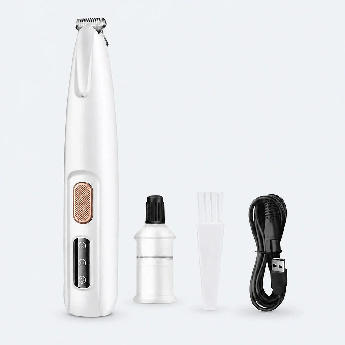 Rechargeable Pet Paw Trimmer with LED Light