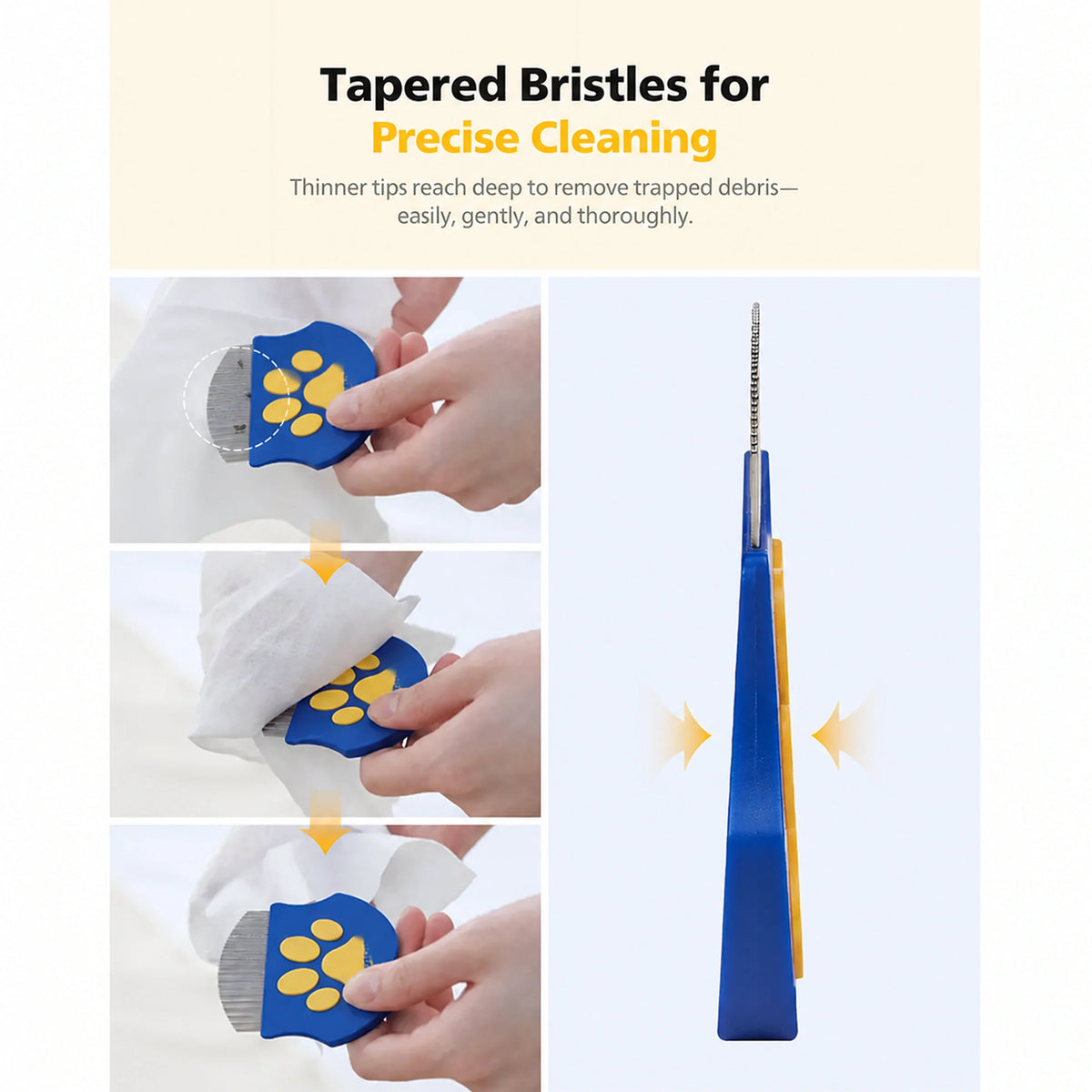 LumiPaw Gentle Facial Comb for Cats & Dogs