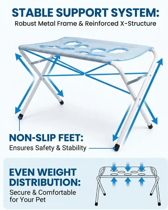 LumiPaw Elevated Pet Bathing Stand