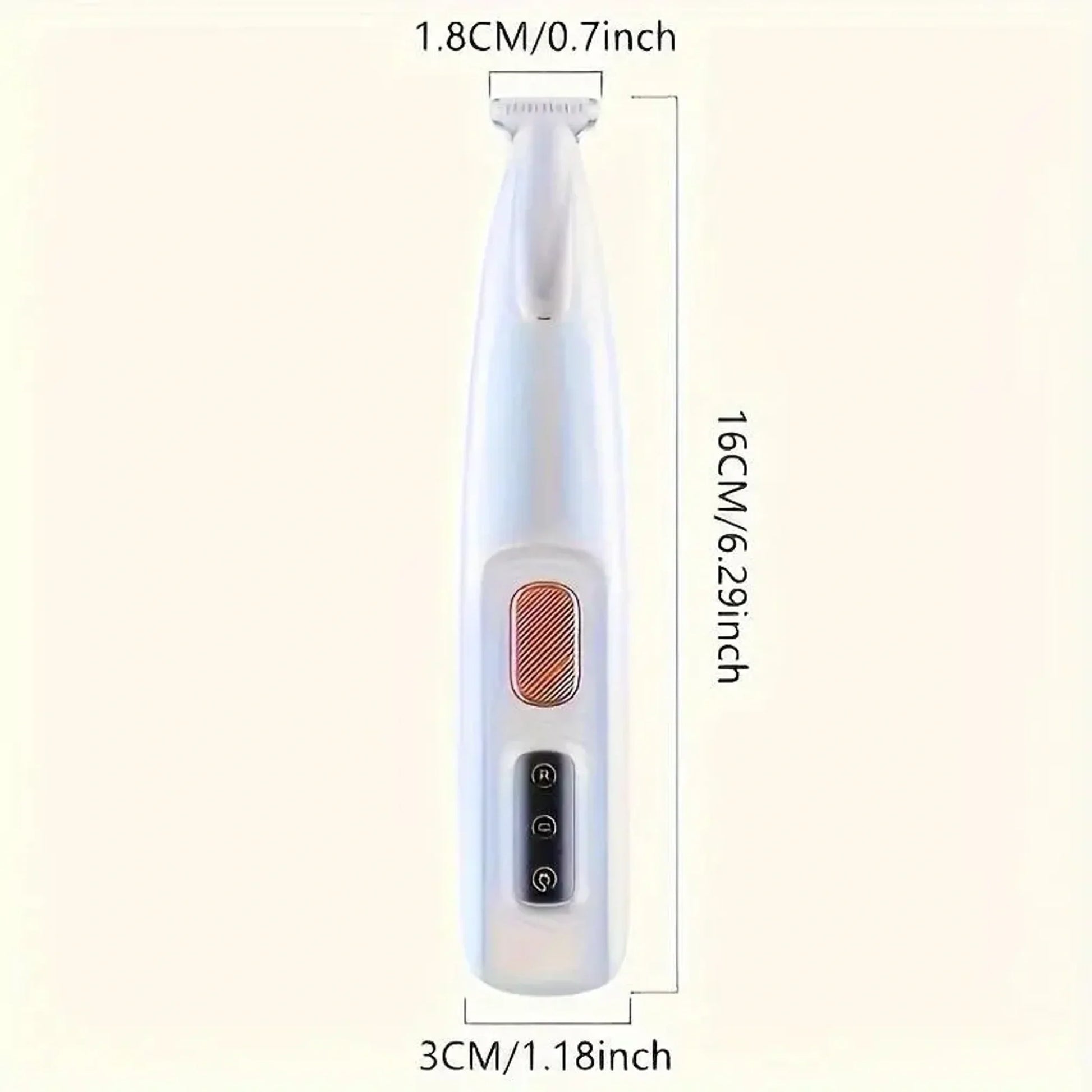 Rechargeable Pet Paw Trimmer with LED Light