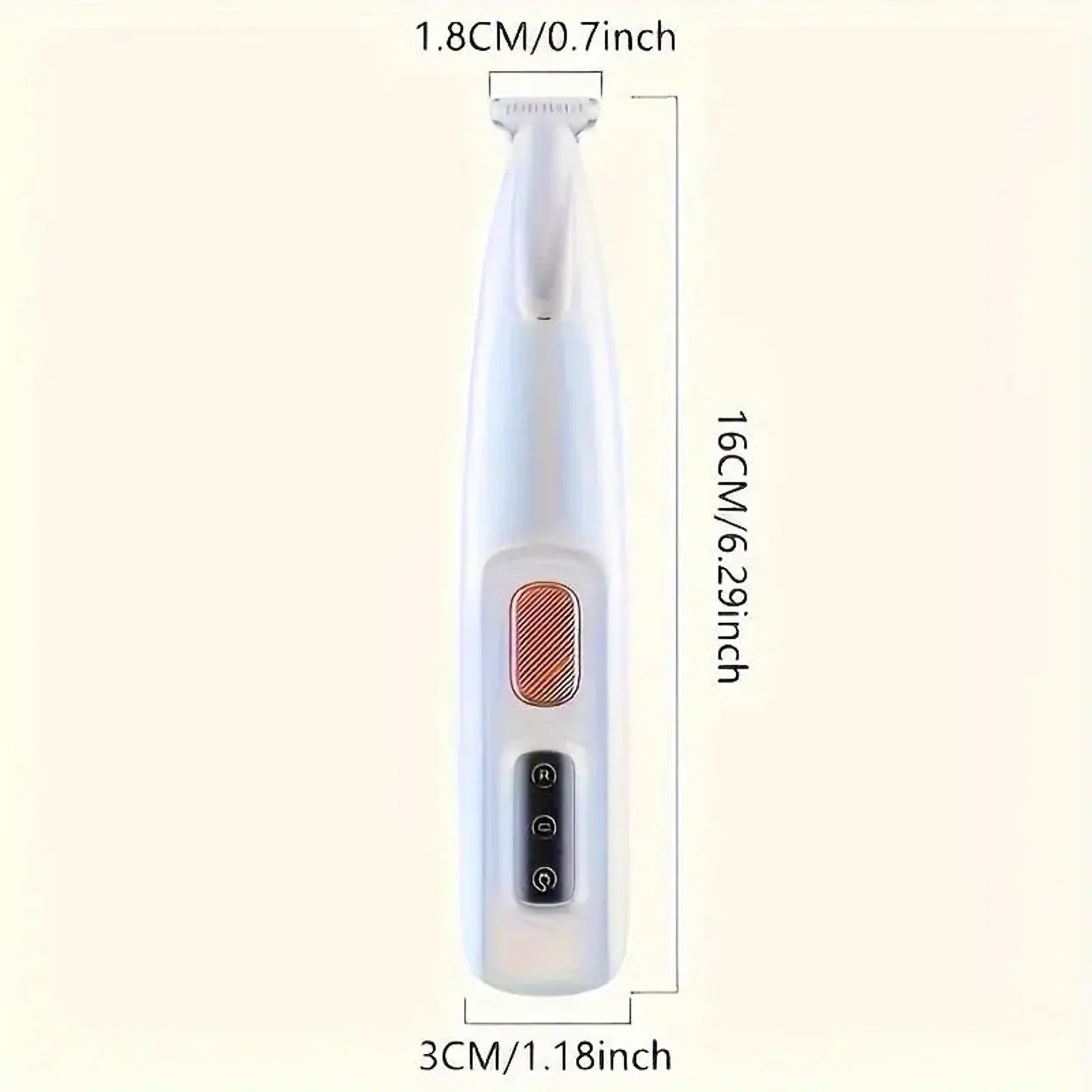Rechargeable Pet Paw Trimmer with LED Light