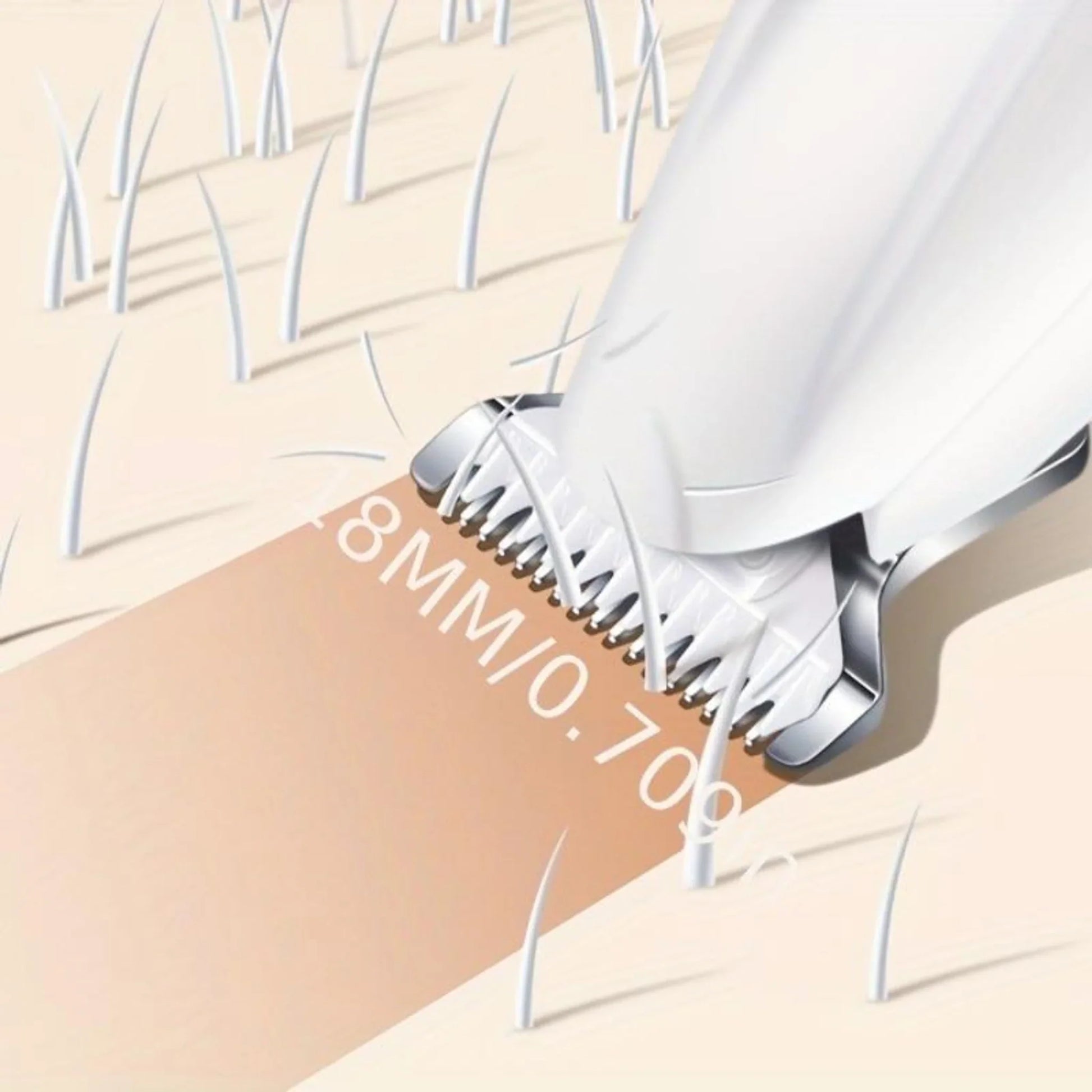 Rechargeable Pet Paw Trimmer with LED Light