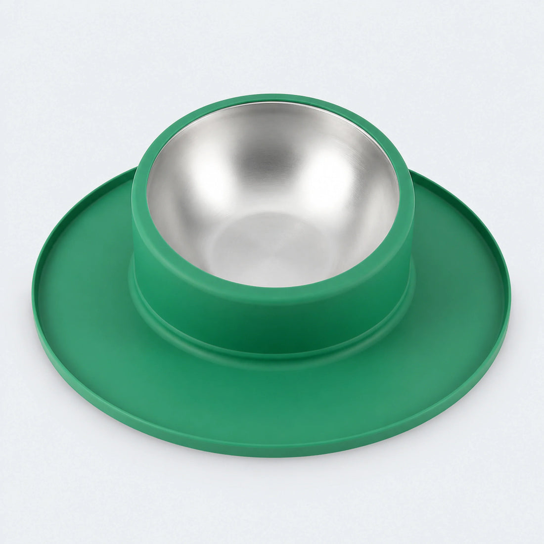 Anti-Rollover Cat Bowl Set