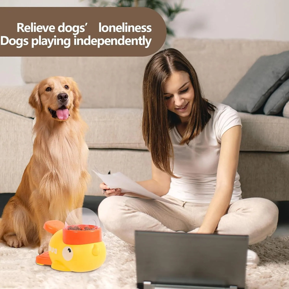 Duck Treat Dispenser. Duck Dog Treat Dispenser