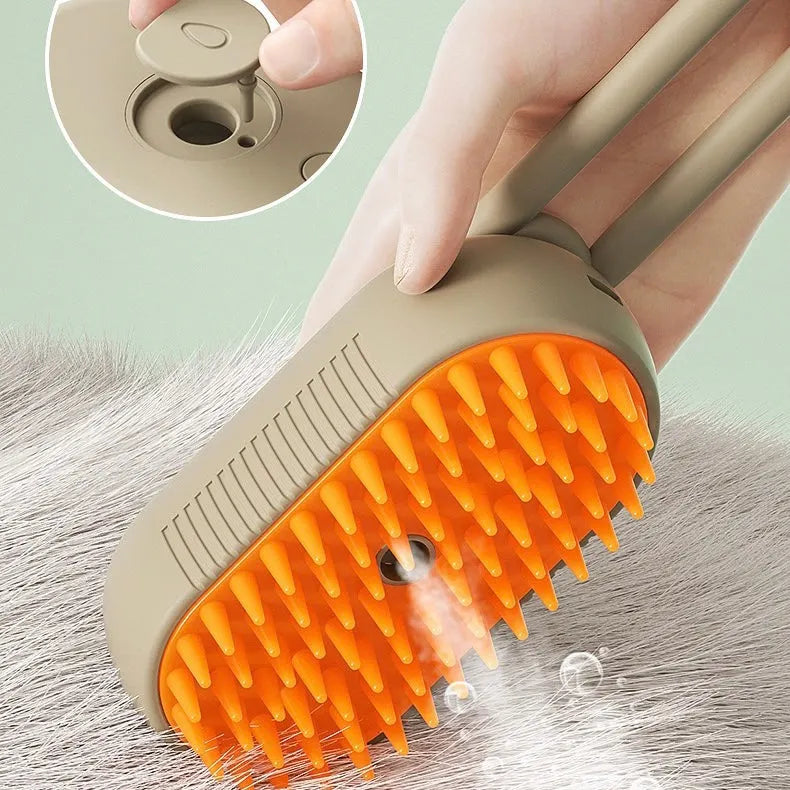 Pet Grooming Brush with Mist Reservoir – 4 Styles