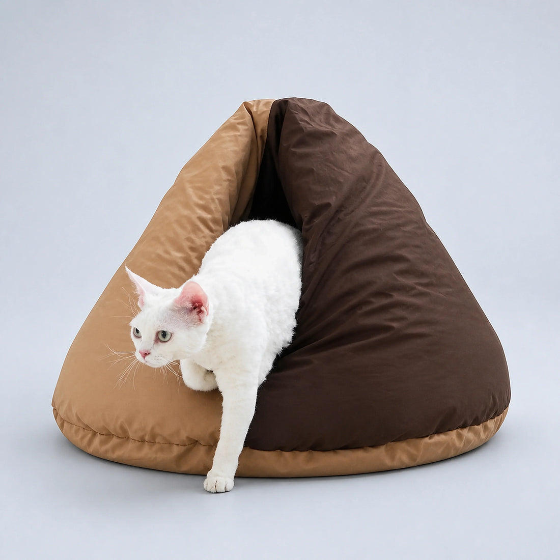 Beanbag-Style Cat Cave Bed – 4 Designs