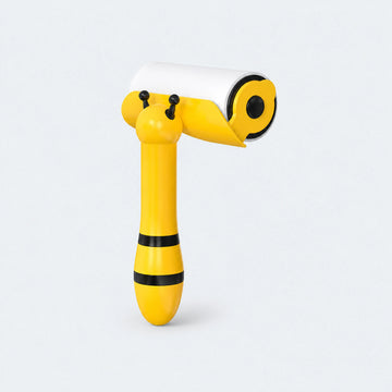 Bee-Shaped Pet Hair Lint Roller with Refill Option