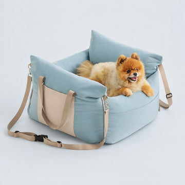 Bolstered Small Pet Car Seat & Travel Bed – 9 Colors