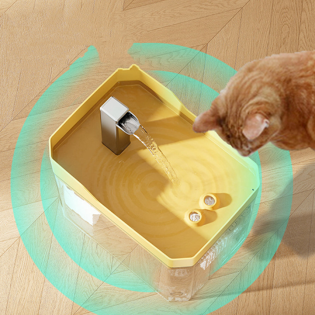 1.5 L Cat Water Fountain with Visible Reservoir – 3 Colors