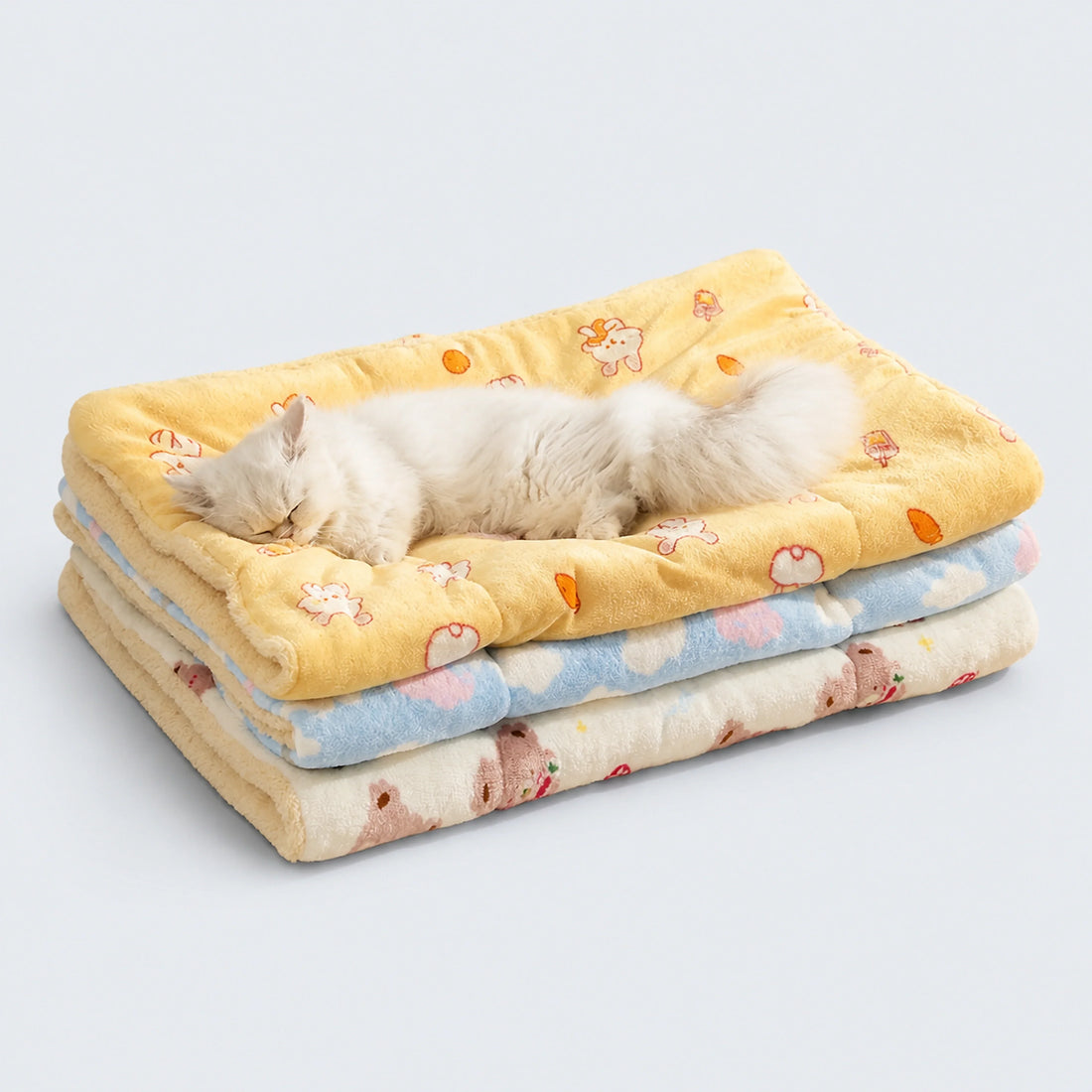 Cat Blanket in 3 Patterns & 6 Sizes