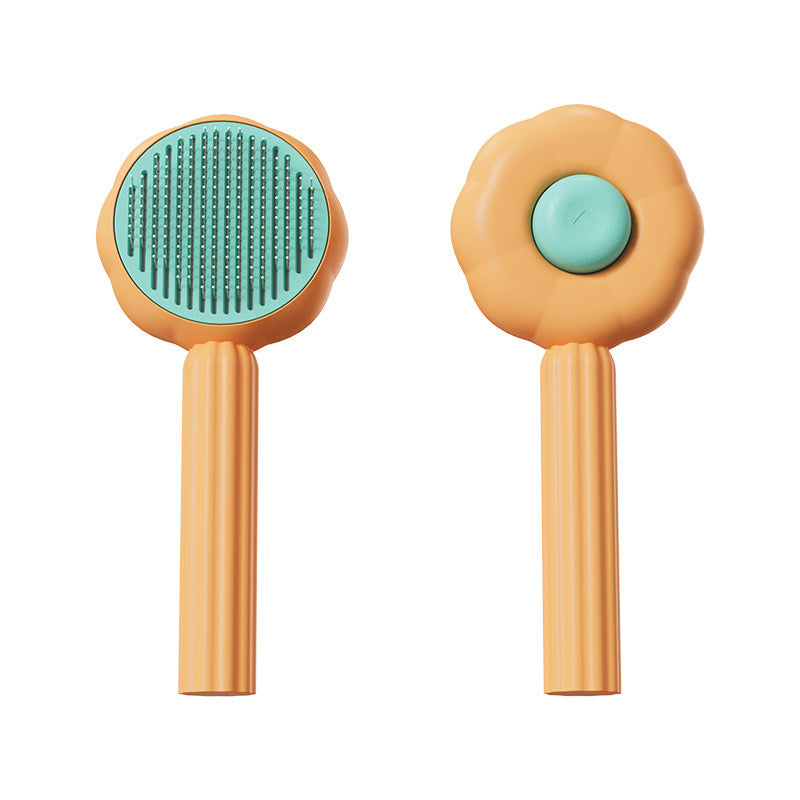 Self-Cleaning Slicker Brush for Cats & Dogs – 2 Colors