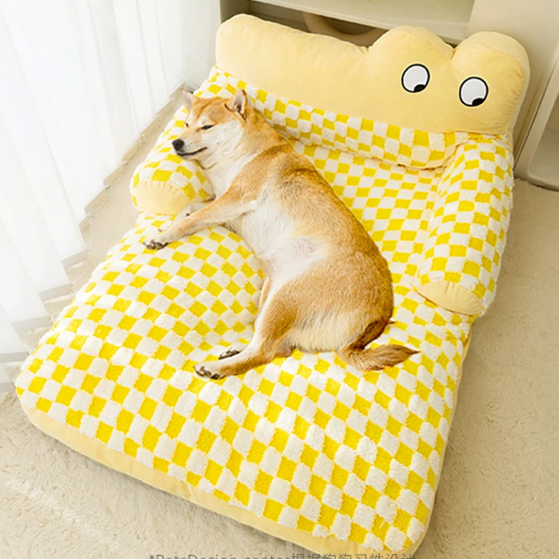 Washable Plush Dog Sofa Bed with Nonslip Base – 2 Sizes