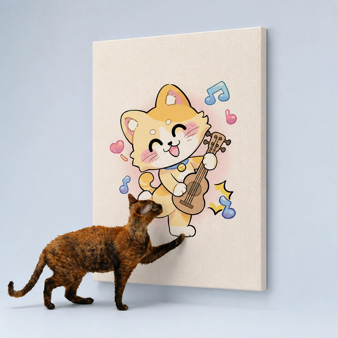 Decorative Wall-Mounted Cat Scratching Panel – 8 Designs