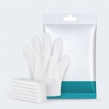 Disposable Pet Cleaning Glove Wipes – 6 Count