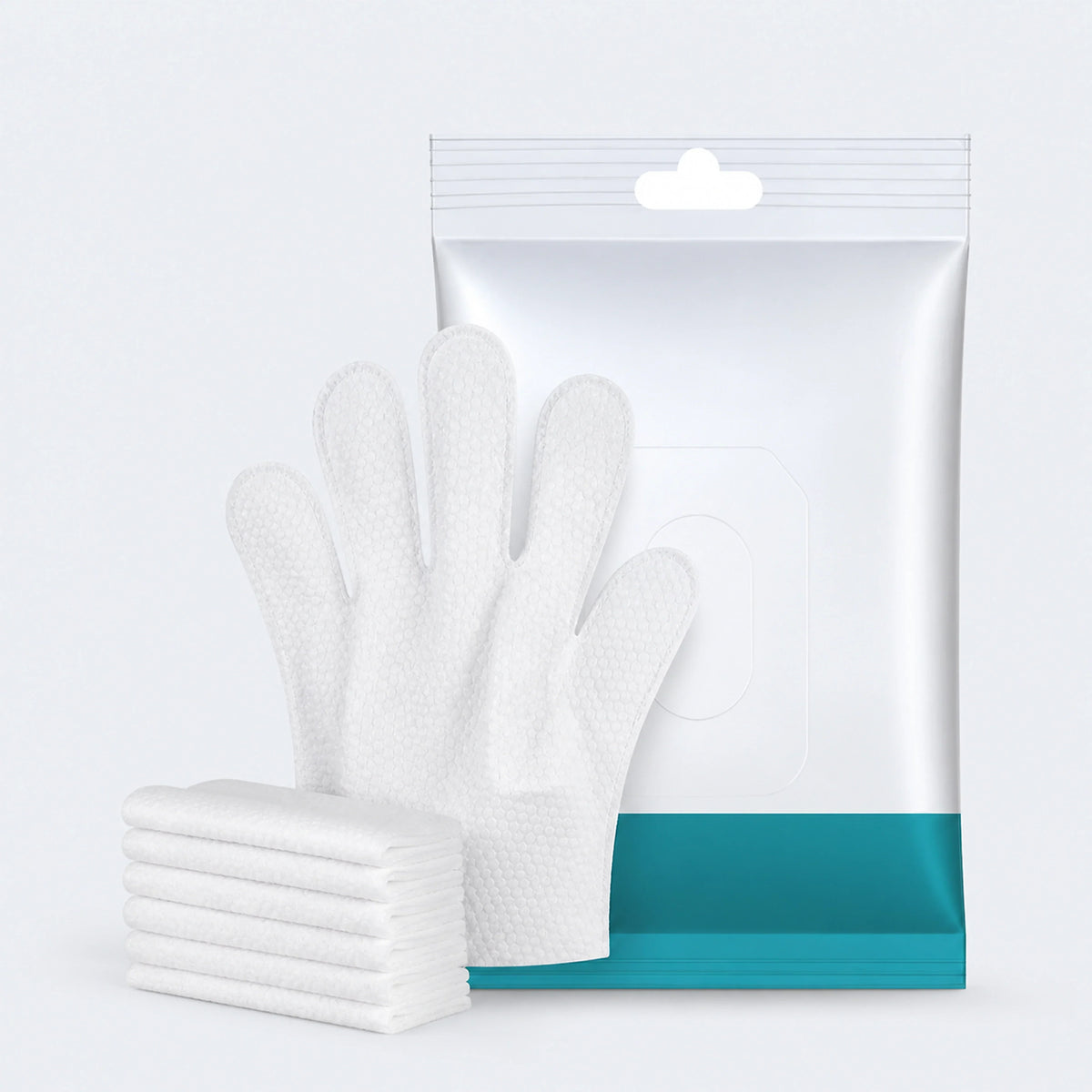 Disposable Pet Cleaning Glove Wipes – 6 Count