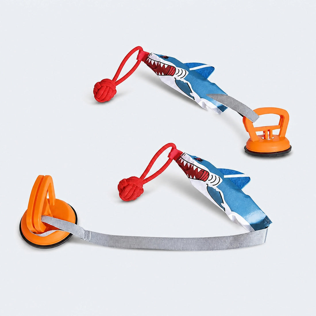 Dog Rope Tug Toy with Suction Cup or Handheld Grip