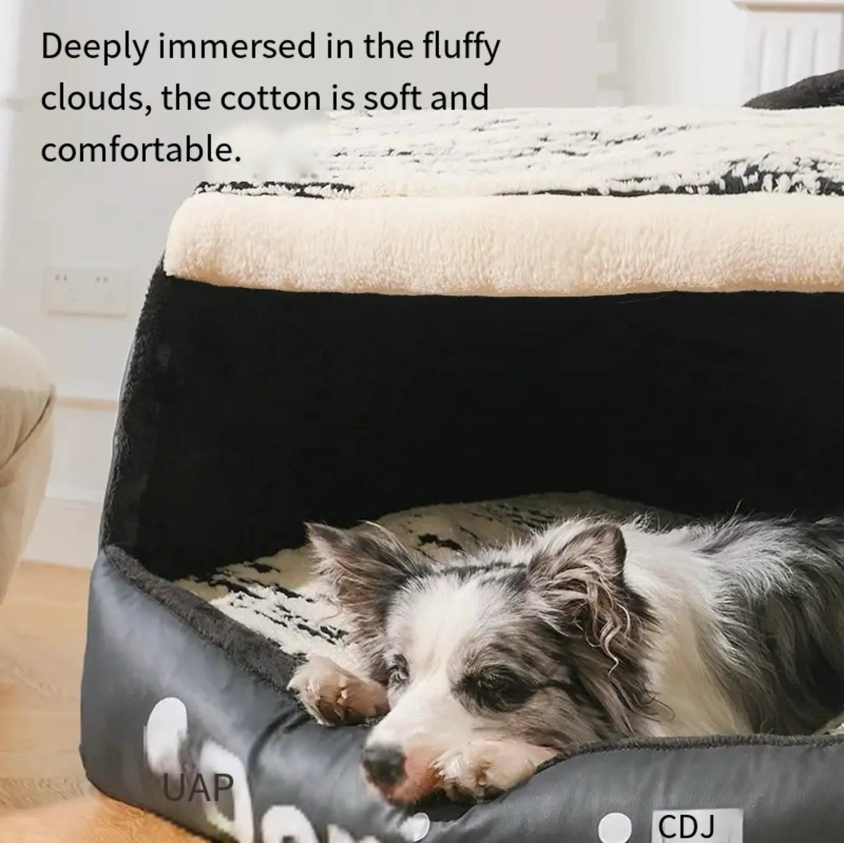 Cozy Foldable Pet House Bed for Dogs & Cats