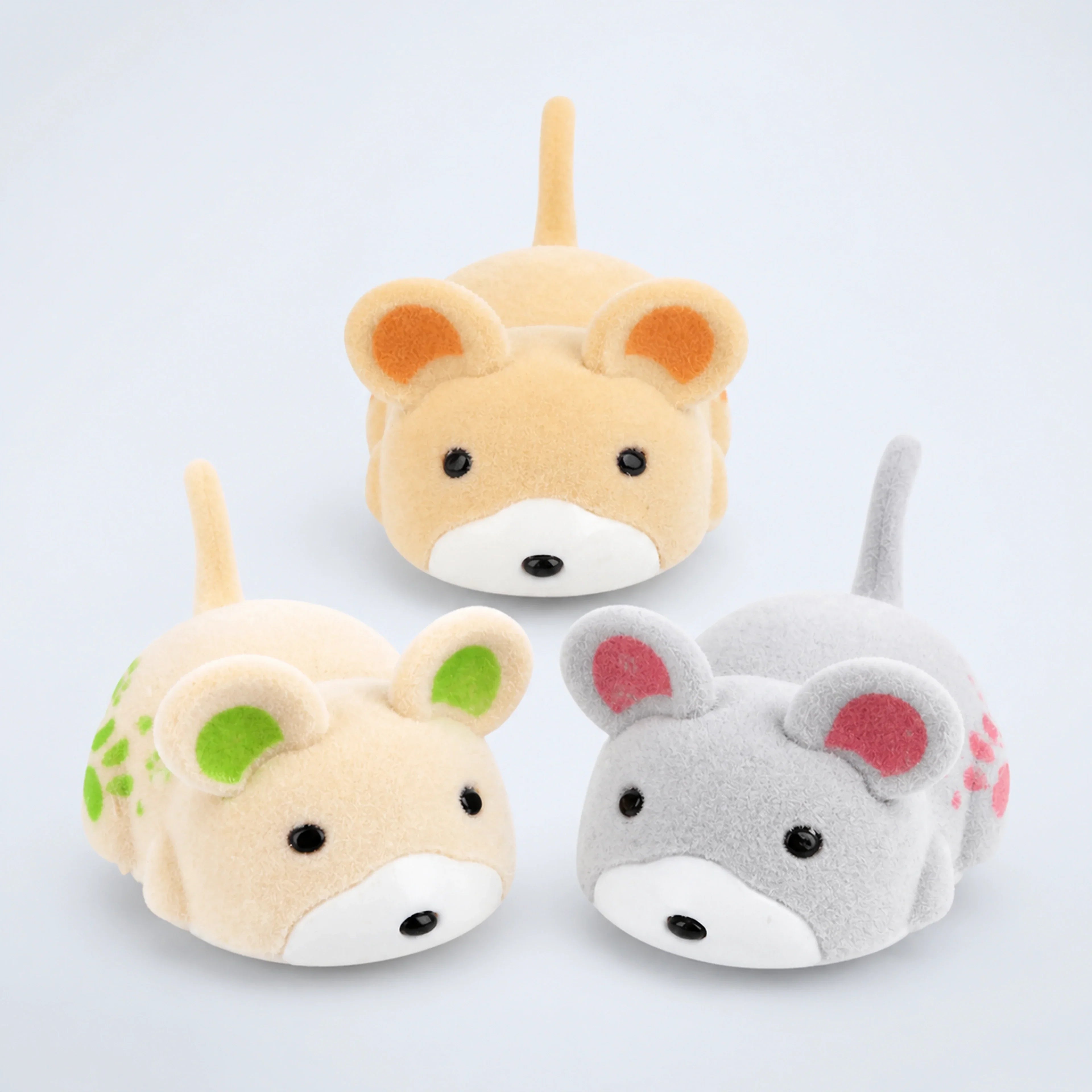Electronic Plush Mouse Cat Toy – 3 Designs or 3-Piece Set