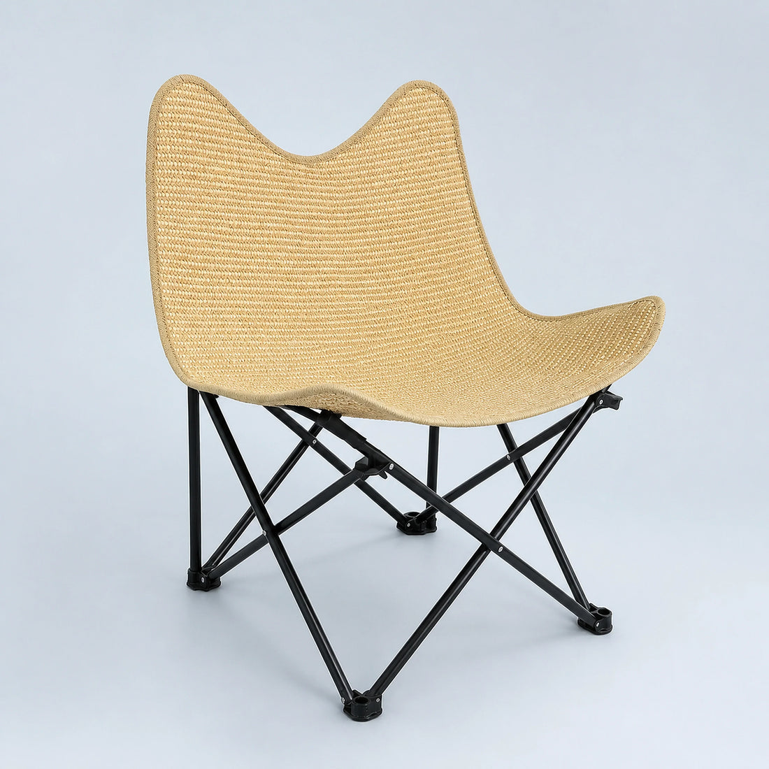 Foldable Cat Lounge Chair with Woven Seat – 1 or 2 Pack