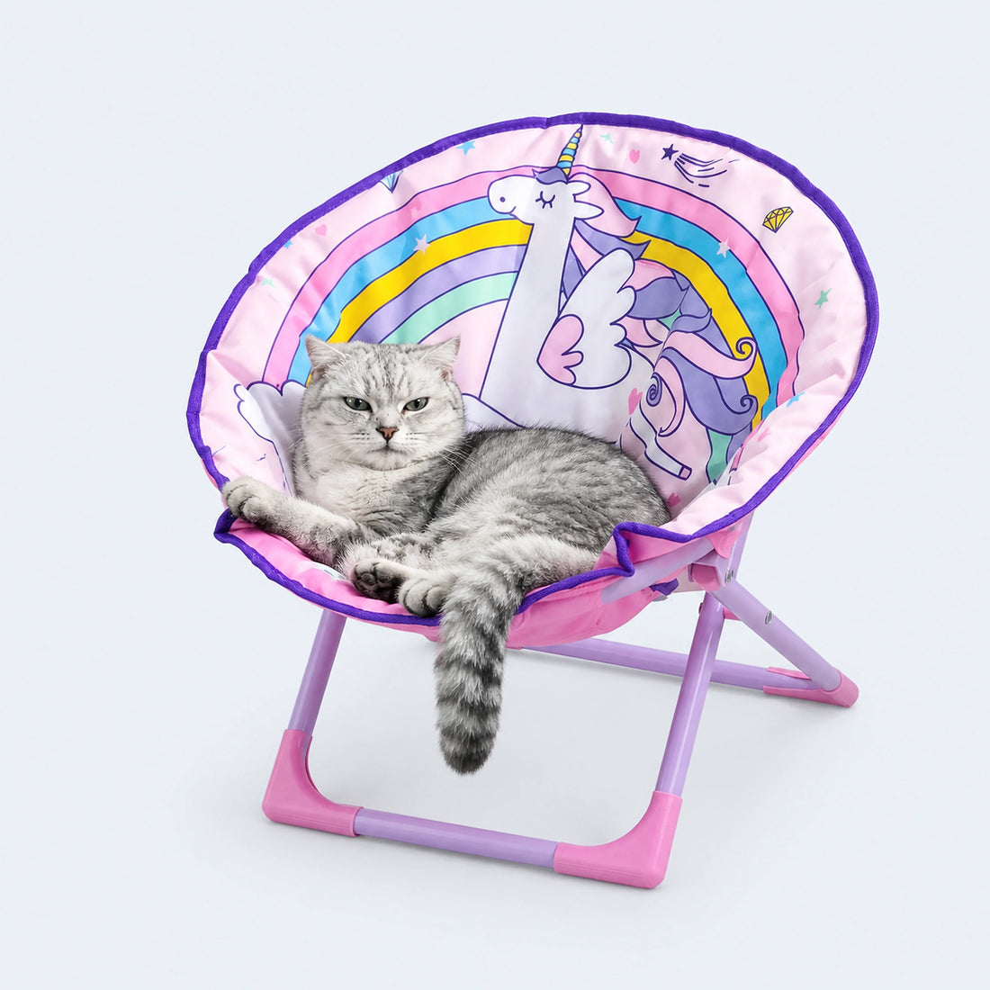 Foldable Oxford Cloth Chair for Cats & Small Dogs