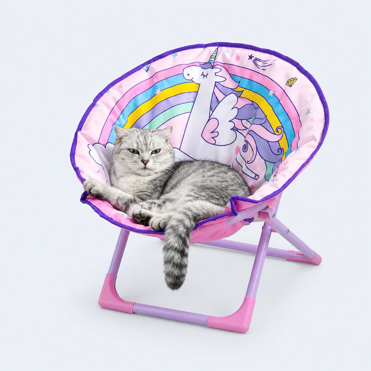 Foldable Oxford Cloth Chair for Cats & Small Dogs