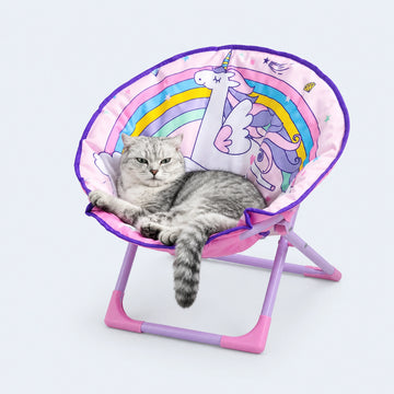 Foldable Oxford Cloth Chair for Cats & Small Dogs